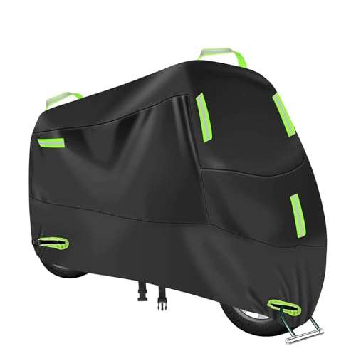 DAHJSD Motorrad Abdeckplane für Kawasaki Z900 RS SE,Oxford Stoff Motorradabdeckung Motorradplane mit Reflektierenden Streifen,Wasserdicht Staubdicht Zubehör von DAHJSD
