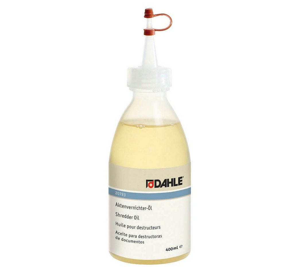 DAHLE 400ml Aktenvernichter-Öl zur Pflege/Reinigung Spezialöl für Shredder Klingenöl von DAHLE