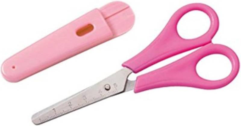 DAHLE Papierscheren Dahle Kinder-Schere rund, pink Soft-Scherengriffe, bedruckte Scher von DAHLE