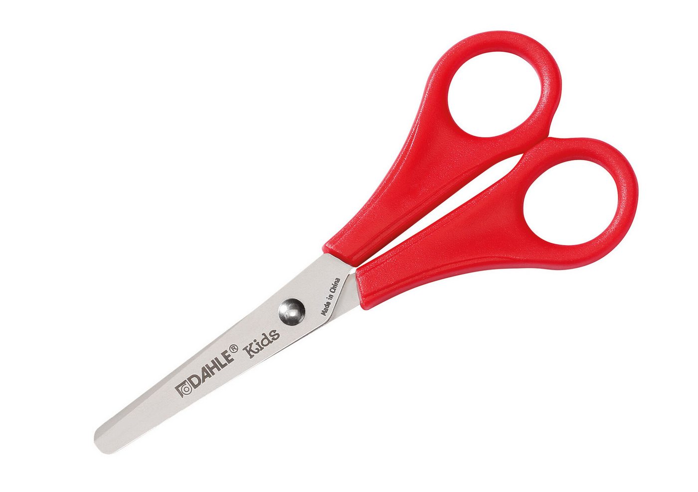 DAHLE Papierscheren Dahle Kinderschere Kids rund 5 Zoll 5 Zoll = 13cm, rot, Rechtshand von DAHLE