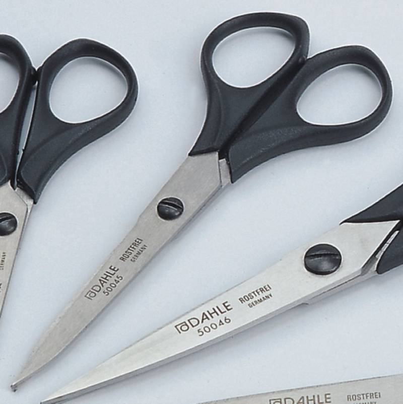 DAHLE Papierscheren Papier-Schere 13cm schwarz von DAHLE