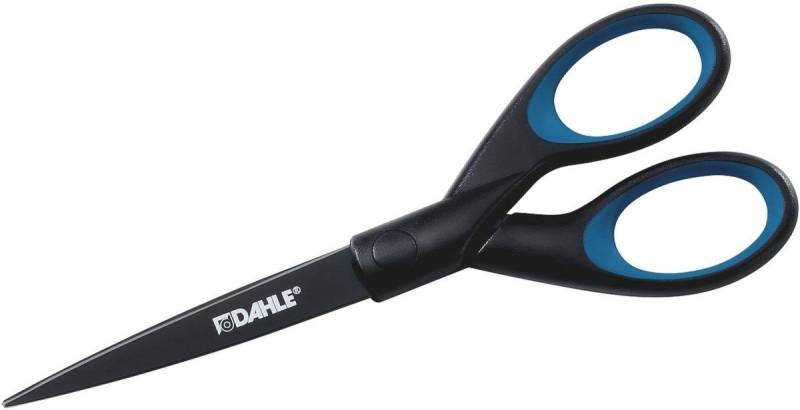 DAHLE Papierscheren Universalschere Titanium 18 cm schwarz/blau von DAHLE