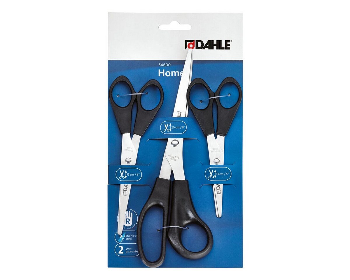 DAHLE Scheren-Set 54600, (3-tlg), 12,7 / 15,2 / 20 cm, für Rechtshänder von DAHLE
