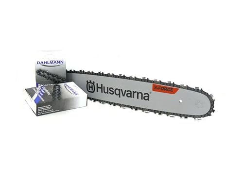 HUSQVARNA X-Force Schwert 325" 45 cm 1,5 mm + 2 VM Sägeketten für HUSQVARNA Motorsäge 345 346 XP 350 351 353 357 XP 455 545 550 XP 560 XP von DAHLMANN