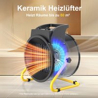 DAHTEC Gebläseheizer 9000W Schwarz - Energieklasse A - Robustheit & Effizienz - Für anspruchsvolle Industriestandorte DAHTEC Gebläseheizer 9000W Schwarz - Energieklasse A - Robustheit & Effizienz - Für anspruchsvolle Industriestandorte von DAHTEC