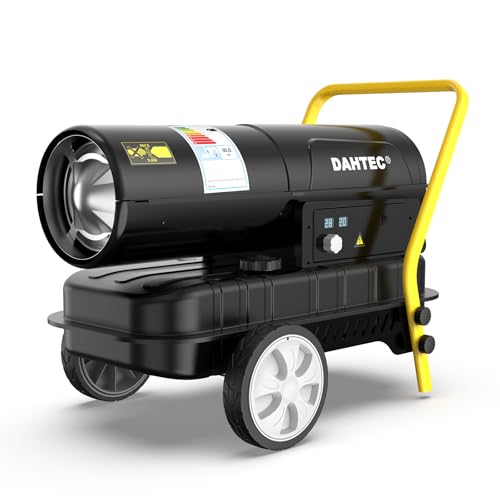 DAHTEC Heizkanone 30 kW Diesel Bautrockner - Beheizbare Fläche: 320 bis 420 m² - Heizgebläse mit Thermostat & Kraftstoffanzeige für Werkstätten, Baustellen und landwirtschaftliche Betriebe DAHTEC Heizkanone 30 kW Diesel Bautrockner - Beheizbare Fläche: 320 bis 420 m² - Heizgebläse mit Thermostat & Kraftstoffanzeige für Werkstätten, Baustellen und landwirtschaftliche Betriebe von DAHTEC