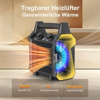 DAHTEC Tragbarer Gebläseheizer 3000W, Doppelte Sicherheit & Mini-Design, Ideal für das ganze Haus DAHTEC Tragbarer Gebläseheizer 3000W, Doppelte Sicherheit & Mini-Design, Ideal für das ganze Haus von DAHTEC