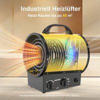 DAHTEC Tragbarer Industrieheizer 5000W GELB - Gebläseheizer mit Griff, Thermostat & Überhitzungsschutz - Für Bau, Zuhause, Garage DAHTEC Tragbarer Industrieheizer 5000W GELB - Gebläseheizer mit Griff, Thermostat & Überhitzungsschutz - Für Bau, Zuhause, Garage von DAHTEC
