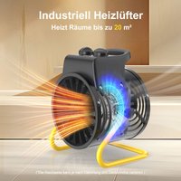 Gebläseheizer 2000W - Sparsamer Gebläseheizer, ideal für Werkstatt & Baustelle, verstellbarer Winkel & Thermostat - DAHTEC Gebläseheizer 2000W - Sparsamer Gebläseheizer, ideal für Werkstatt & Baustelle, verstellbarer Winkel & Thermostat - DAHTEC von DAHTEC