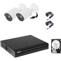 Dahua Video Überwachung Kit 5 Mpx 2 Kameras P2p Cloud Hd 2 Tb von DAHUA