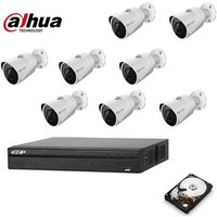 Poe ip video überwachung kit 8 kameras 2 mpx hd 1 tb - Dahua von DAHUA