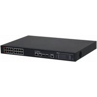 S4220-16GT-190 – Managed-Switch mit 20 Ports und Gigabit-Netzwerken (16 PoE 190 W) von DAHUA