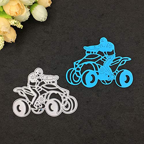 Stanzmaschine Stanzschablone Ein Motorrad fahren Scrapbooking Prägeschablonen Stanzformen Für Fotopapier Karten Handwerk Prägen DIY Herstellung Geburtstag Geschenk Cutting Dies von DAIFINEY