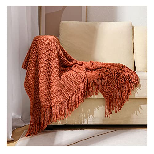 Sofa-Deckenbezug Tagesdecke Büro dekorativ Nickerchen-Decke Kabel gestrickt Warme Bettsofa-Überwurfdecke mit Fransenquaste für Couchbett Jtang von DAIHAN