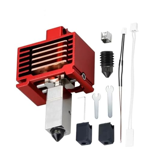For TZ 3.0 3D-Drucker-Upgrade V3.0-Version Hotend Gehärtete Stahldüse Bi-Metall-Heatblock for Bambus X1 X1C Hot-End-Kit Fit P1P(FOR X1C) von DAIHAOEE