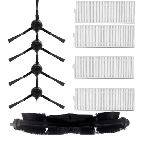 Vakuum Wichtigsten Roller Seite Pinsel Staub Hepa-Filter Mopp Tuch for TP-Link Tapo RV10 Plus RV30 Plus/RV20 Roboter Staubsauger Teile(Set 2) von DAIHAOEE