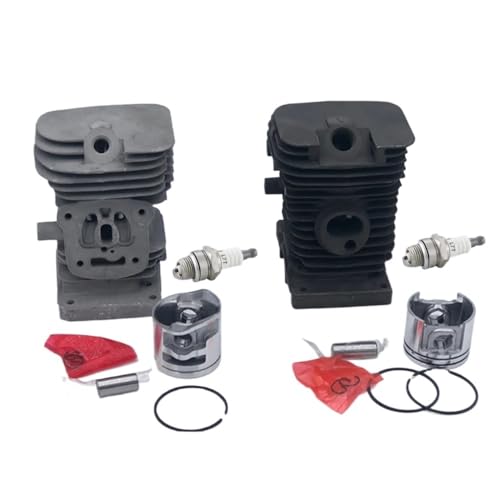 Zylinderkolbensatz mit 37 mm Bohrung und 38 mm Bohrung, passend for neue MS170 MS180 170 180 MS171 MS181 MS 171 181 MS181C Garten-Gas-Kettensägenteile(NEW 37mm MS170) von DAIHAOEE