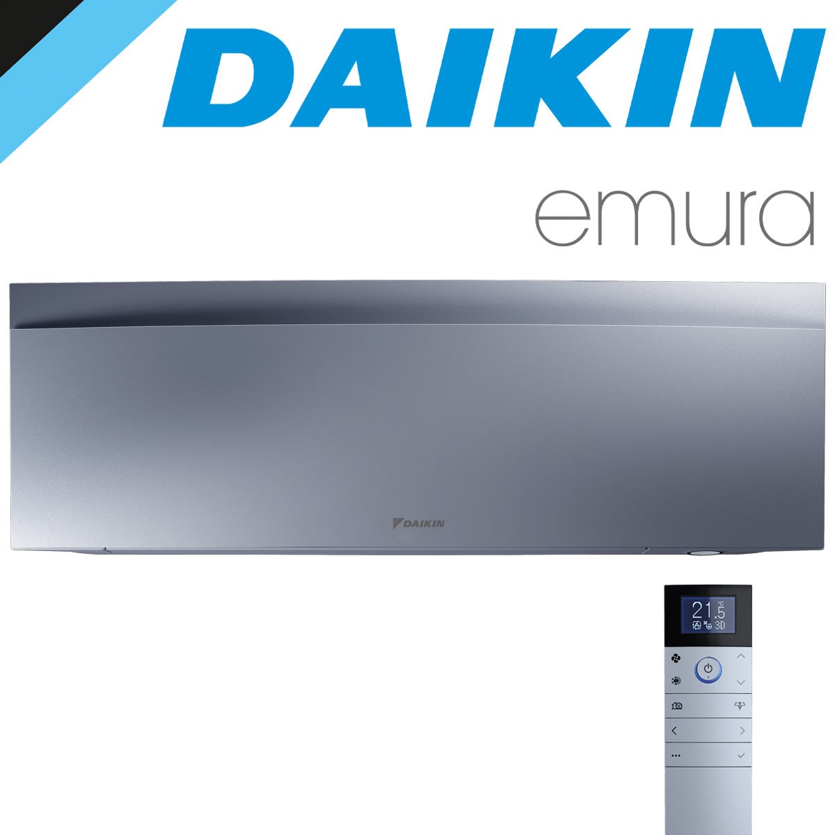 DAIKIN Emura 3 Wandgerät FTXJ50AS 5,0 kW | Silber"" von DAIKIN