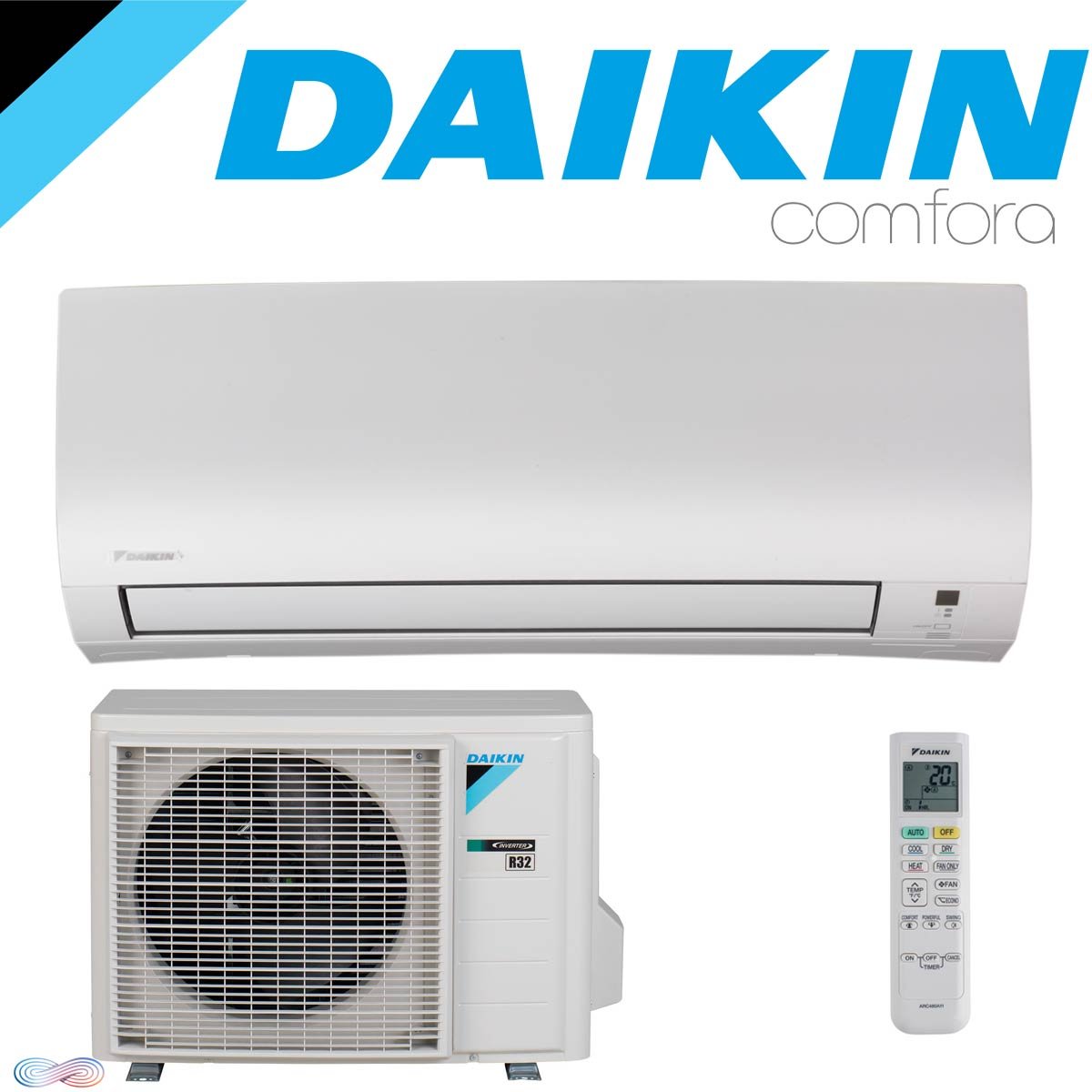 DAIKIN COMFORA Klimaanlage SET Wandgerät mit Außeneinheit 2,0 kW"" von DAIKIN