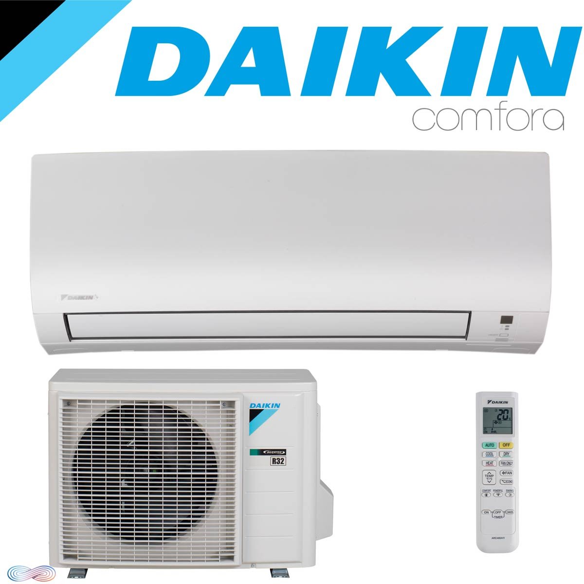 DAIKIN COMFORA Klimaanlage SET Wandgerät mit Außeneinheit 2,5 kW"" von DAIKIN