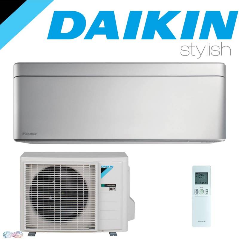 SET DAIKIN STYLISH Wandgerät Silber 2,0 kW"" von DAIKIN