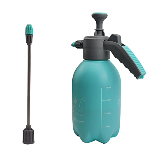 Gartenspritze 2L Hand drucksprüher Pump Sprühflasche mit Verstellbarer Düse, Pflanze Flaschen Garten, Zaun Sprayer, Reiniger Sprühflasche, Unkrautvernichter Sprayer (blau) von DAILJMON