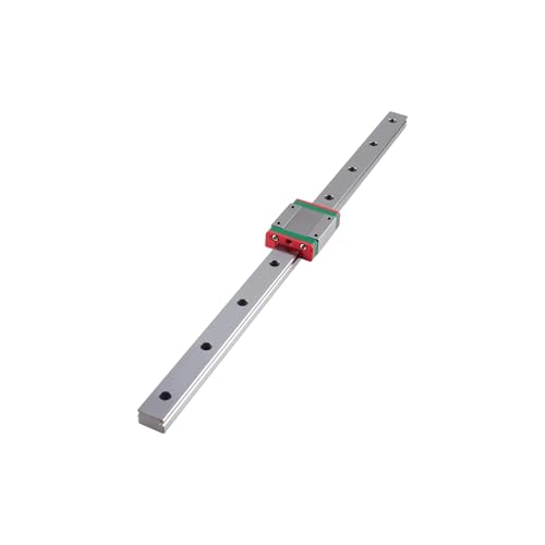 1PC Miniatur Linear Schiene Rutsche 1pc Guide + Wagen Cnc 3D Drucker Teile(MGN15C,200mm) von DAISHUJIE