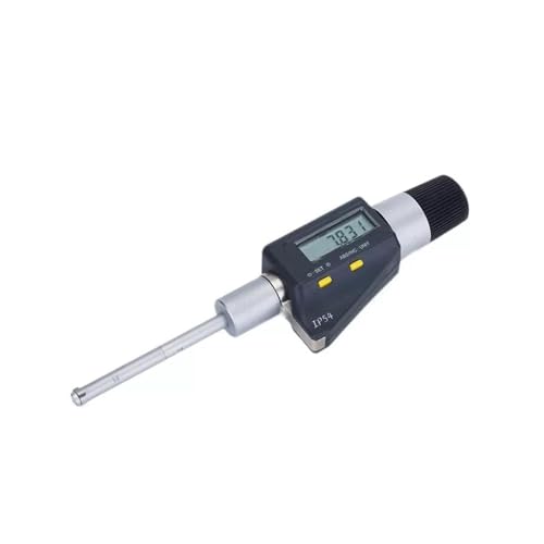 DAISHUJIE Dreipunkt-Innendurchmesser-Mikrometer Digitale Dreipunkt-Innenmessschraube, Messbereich 2–50 mm, Auflösung 0,001 mm, Innenmessschraube, mit Einstellring (Color : 16-20mm) von DAISHUJIE
