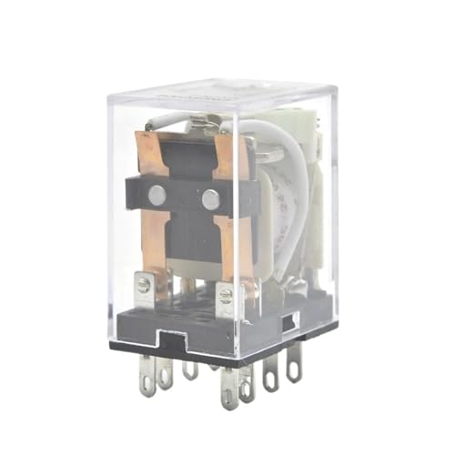 DAISHUJIE Elektromagnetisches Relais 10 stücke Steuerrelais Kleine Zwischenrelais AC 12 V DC C24 AC220 HH52P HH53P HH54P HH62P HH63P HH64P(12V,HH63P ACx10) von DAISHUJIE