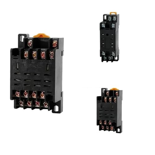 DAISHUJIE Elektromagnetisches Relais 10 stücke Steuerrelais Kleine Zwischenrelais AC 12 V DC C24 AC220 HH52P HH53P HH54P HH62P HH63P HH64P(12V,HH63P Basex10) von DAISHUJIE