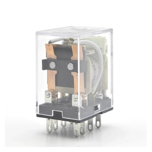 DAISHUJIE Elektromagnetisches Relais 10 stücke Steuerrelais Kleine Zwischenrelais AC 12 V DC C24 AC220 HH52P HH53P HH54P HH62P HH63P HH64P(24V,HH52P DCx10) von DAISHUJIE