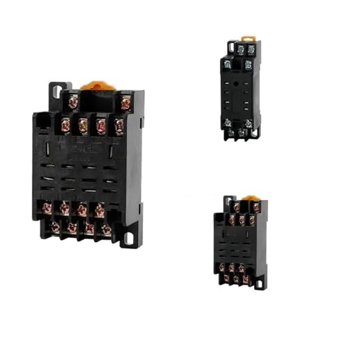 DAISHUJIE Elektromagnetisches Relais 10 stücke Steuerrelais Kleine Zwischenrelais AC 12 V DC C24 AC220 HH52P HH53P HH54P HH62P HH63P HH64P(24V,HH64P Basex10) von DAISHUJIE