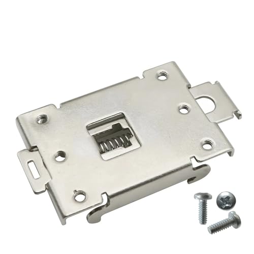 DAISHUJIE Halbleiterrelais Einphasiges SSR 35MM DIN Anwendbar for DA AA DD VA VD LA Schiene Feste Halbleiterrelais-Clipklemme mit 2 Befestigungsschrauben(10pcs) von DAISHUJIE