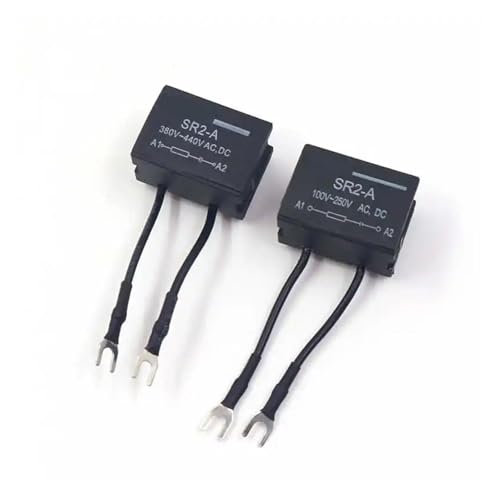 DAISHUJIE Leistungsschütz 1 stück SR2-A SR2-B SR2-C for CJX2 NC1 Schütz NXC Elektronischer Lichtbogenlöscher Überspannungsschutz 24 V-48 v(SR2-C 24-48V) von DAISHUJIE