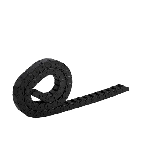 DAISHUJIE Schleppkette Übertragungskettenbrücke Nicht offene Form Innengröße 7x7mm 10x15mm 10x20mm 10x30mm 1 Meter Kunststoff-Schleppleine Kabelschleppkette(7x7 mm) von DAISHUJIE