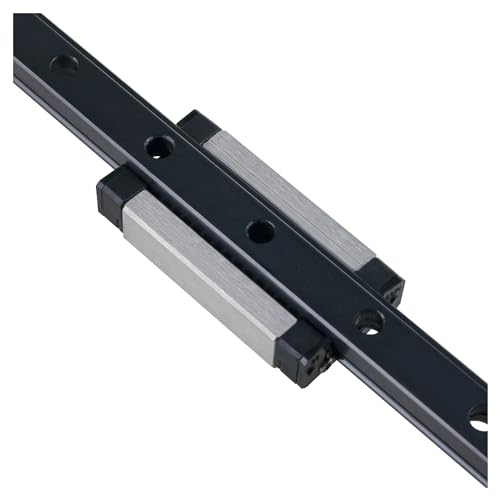 Linearführungsschiene 1PC Linear Guide 2PCS 100-1000mm + 4PCS Schwarz Rutsche Wagen for 3D Drucker Teil(MGN9H,250mm) von DAISHUJIE