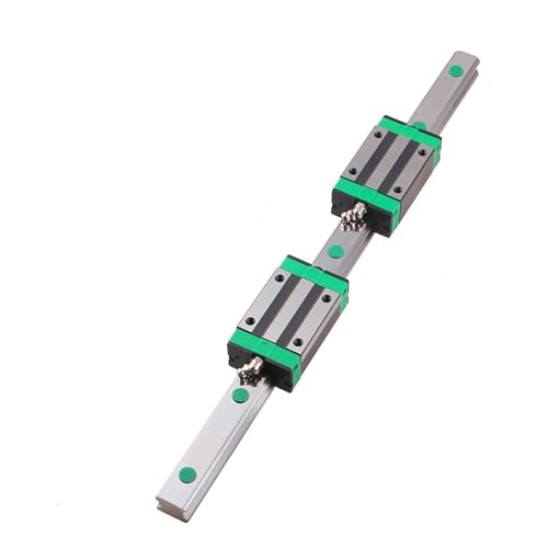 Linearführungsschiene 2 STÜCKE HGR15 HGR20 Platz Linearführungsschiene + 4 STÜCKE HGH15CA HGH20CAHGW20CC Gleitblöcke Wagen(2Rail 4HGH15CA,800mm) von DAISHUJIE
