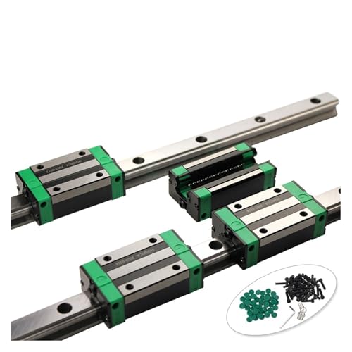 Linearführungsschiene 2 stücke lineare führungsschiene jede länge 4 stücke block wagen CNC Router Gravur(2Rail 4HGH15CA,400mm) von DAISHUJIE