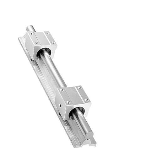 Linearführungsschiene 2PC SBR12 SBR16 SBR20 Linearführungsschiene 300 400 500 600 700 800 1000mm Volle Unterstützung + 4pc SBR16/12/20UU(300mm,SBR20) von DAISHUJIE