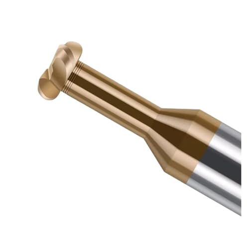 T-Nut-Fräswerkzeuge HRC55 Arc T-förmigen Fräsen Lollipop Ende Mühle Ball Slot Endmill Solide Carbide R6 for Stahl Aluminium 3D(D6R2.5x5HxD6x50L) von DAISHUJIE