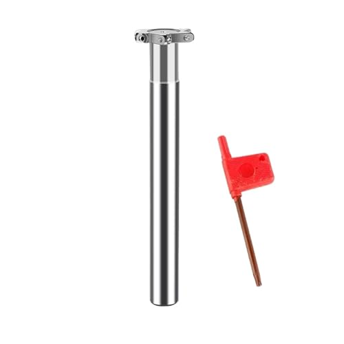 T-Nut-Fräswerkzeuge TMR Seitenschlitznutfräser R3 R4 R5 R6 T-Nut-Wendeschneidfräser for RPMT08T2 060204 10T3 1204 Einsatz(10 inserts,TMR-20R3-C14-150-3T) von DAISHUJIE