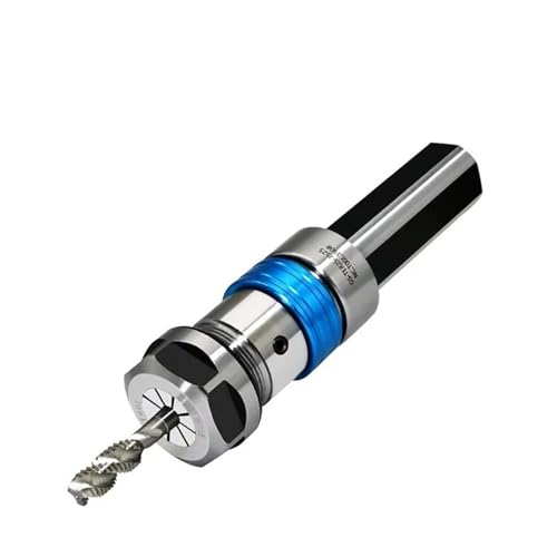 Teleskop-Gleitgewindebohrerhalter CNC-Drehmaschine Gewindeschneidschaft Teleskop-Schwenkfutter Gewindeschneidvorrichtung Gewindeschneidschaft mit geradem Schaft(Round Shank,ER20-20) von DAISHUJIE