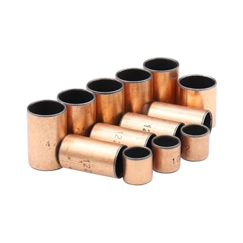 Verbundkupferlagerbuchse 10 teil/los SF-1 Verbund Kupfer Hülse Öl-freies Selbst-schmier Lager Innen Durchmesser 10 12 14 16 18 20mm Buchse Kleine Buchse(D12xD14xL255) von DAISHUJIE