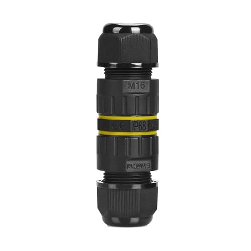 Wasserdichte Kabelverbinder 3Pin Outdoor Junction Box IP68 Wasserdichte Elektrische Kabel Draht Stecker 240V-400V Outdoor(1Pc) von DAISHUJIE