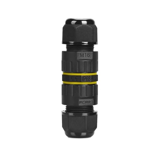 Wasserdichte Kabelverbinder IP68 Wasserdichter Anschlusskasten for den Außenbereich, elektrischer Kabelverbinder M16 M20 M25 for Kabel mit Ø 3,5–14 mm(M25 5-8mm,10 sets,4P) von DAISHUJIE