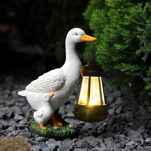 DAJASD Solar Figuren für Außen, Wasserdicht Gartenfiguren Groß mit Solar Laterne, Harz LED Solar Gartendeko für Draußen, Solarleuchten Figuren für Innenhof/Balkon/Terrasse/Rasen Layout DAJASD Solar Figuren für Außen, Wasserdicht Gartenfiguren Groß mit Solar Laterne, Harz LED Solar Gartendeko für Draußen, Solarleuchten Figuren für Innenhof/Balkon/Terrasse/Rasen Layout von DAJASD