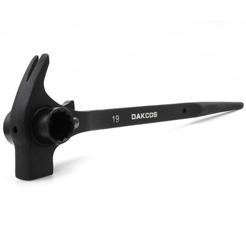 DAKCOS Gerüstbauratsche 19/22 mm Gerüstratsche 4-in-1 rechts/links umschaltbar Gerüstbauknarre aus CR-V mit korrosionsbeständiger schwarzer Phosphatierung DAKCOS Gerüstbauratsche 19/22 mm Gerüstratsche 4-in-1 rechts/links umschaltbar Gerüstbauknarre aus CR-V mit korrosionsbeständiger schwarzer Phosphatierung von DAKCOS
