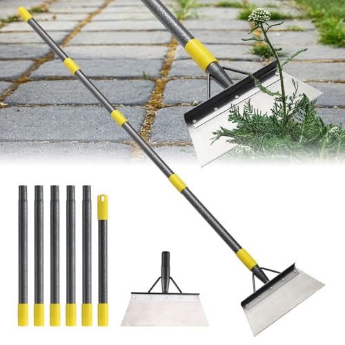 Unkraut Entferner Gerät, Multifunktionale Flache Gartenschaufel, Unkrautschaber mit Stiel Verziehbar 165 cm Gartenreinigungsschaufel, Moosentferner zum Jäten, Kratzen, EIS Entfernen Unkraut Entferner Gerät, Multifunktionale Flache Gartenschaufel, Unkrautschaber mit Stiel Verziehbar 165 cm Gartenreinigungsschaufel, Moosentferner zum Jäten, Kratzen, EIS Entfernen von DAKEPOLE