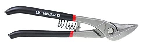 DAKL Blechschere"eXtrem" Idealschere rechts 260 mm, mit Feder und PVC-Griffen, Dachdecker, Klempner, Spengler von DAKL