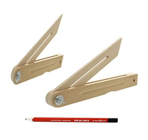 DAKL Holzschmiegenset Buchenholzschmiege 60 cm u. 30 cm von DAKL